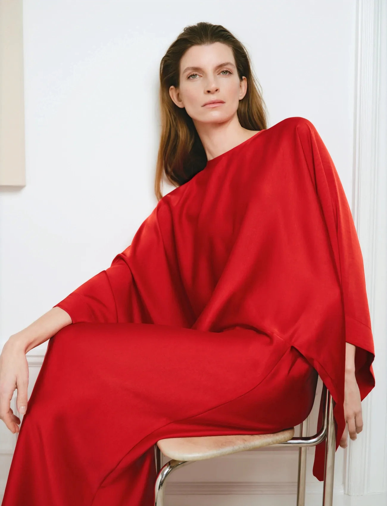 InWear Dawniw Dress, 36, Red, Kjoler > Knælange Og Midi, Dame