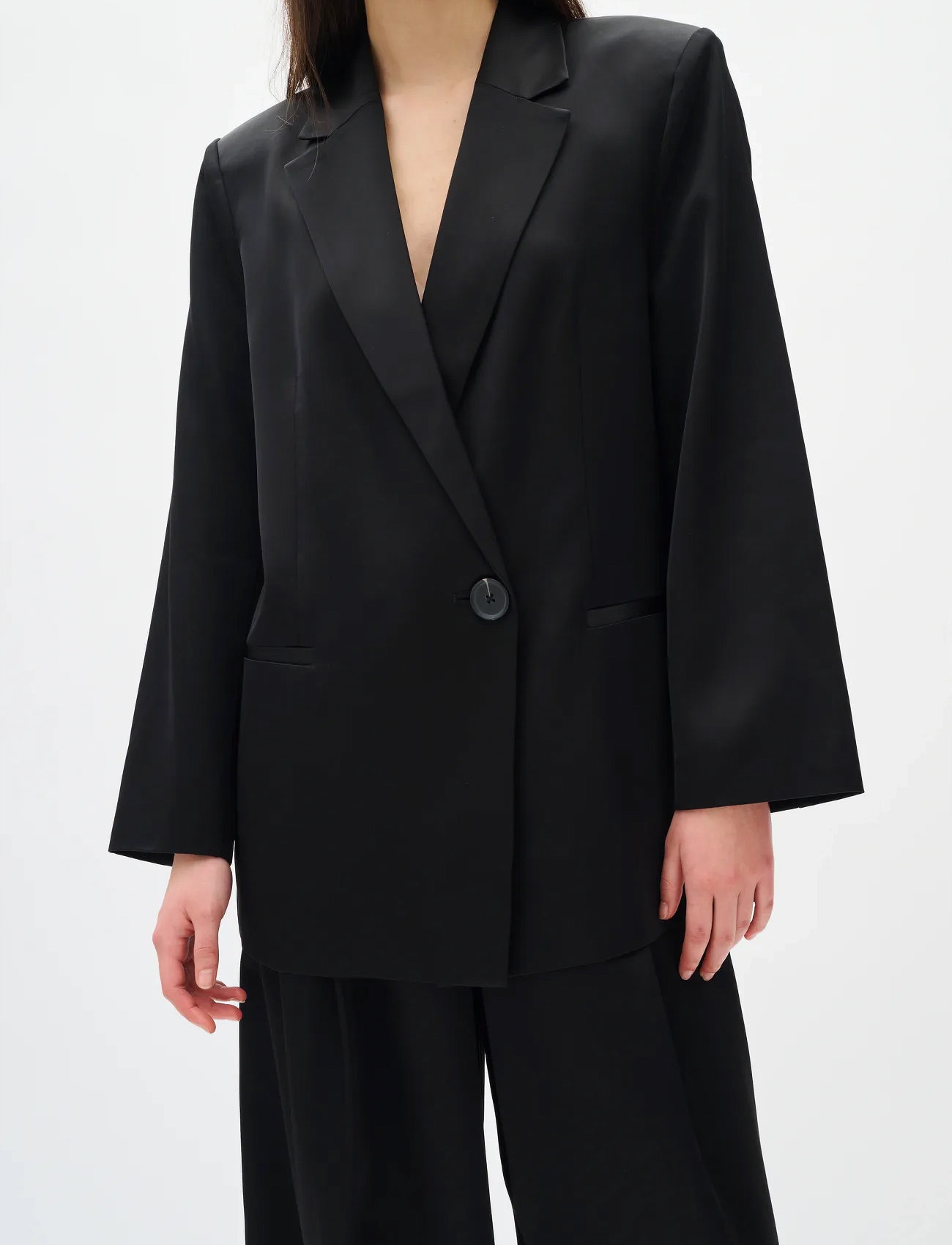 InWear Zumahiw Blazer, 38, Black, Blazere > Blazere I Overstørrelse, Dame