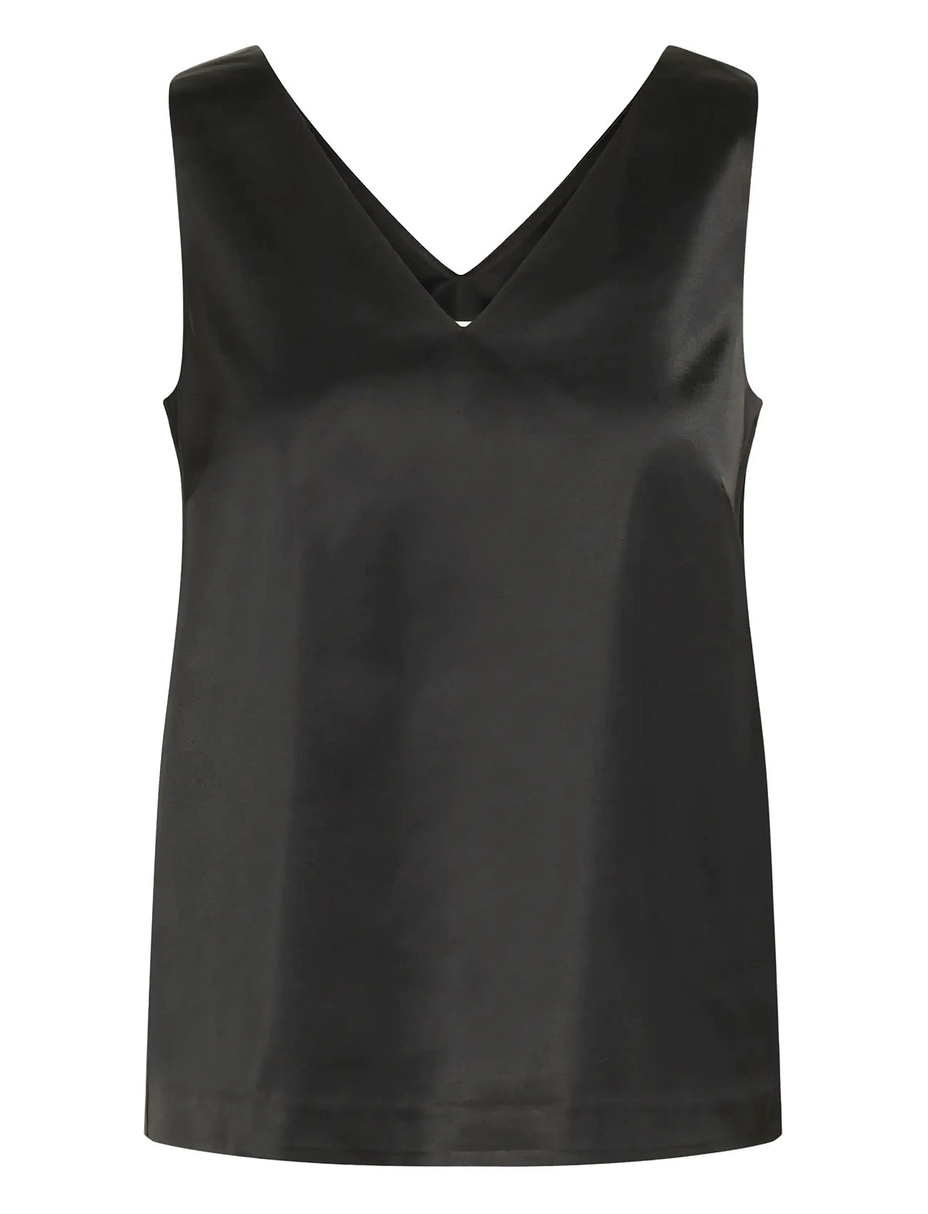 InWear Zilkyiw V Top, 42, Black, T-Shirts & Toppe > Uden Ærmer, Dame