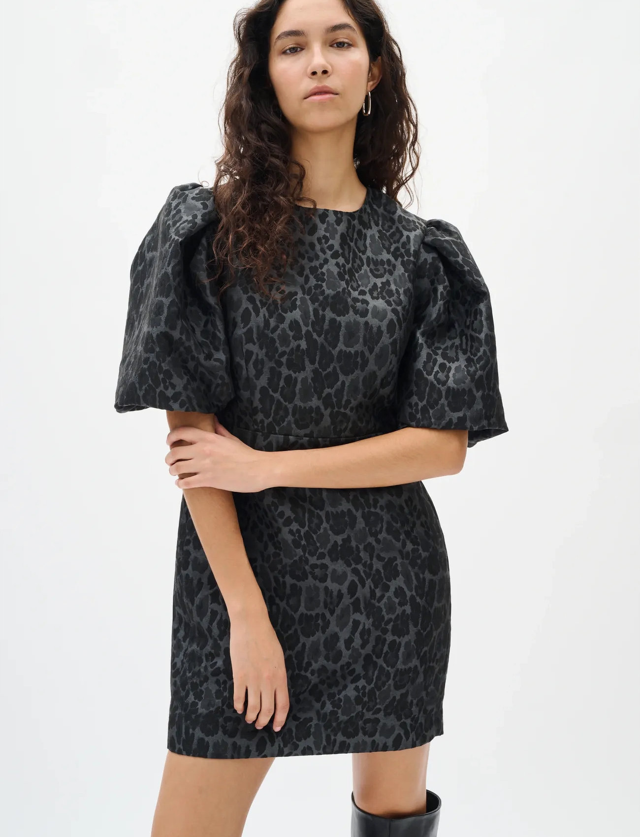InWear Zinaiw Mini Dress, 44, Black, Kjoler > Kort Kjole, Dame