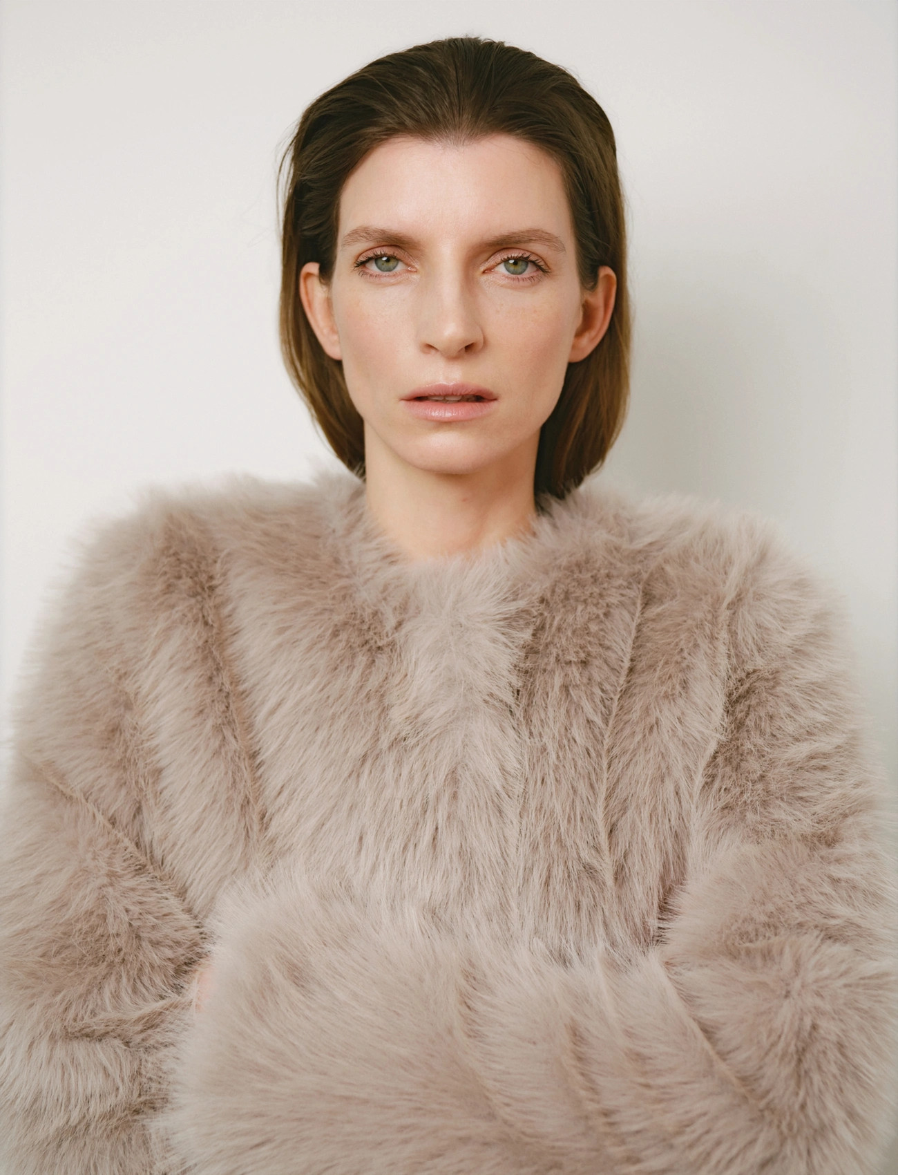 InWear Zaziahiw Jacket, 38, Beige, Overtøj > Imiteret Pels, Dame
