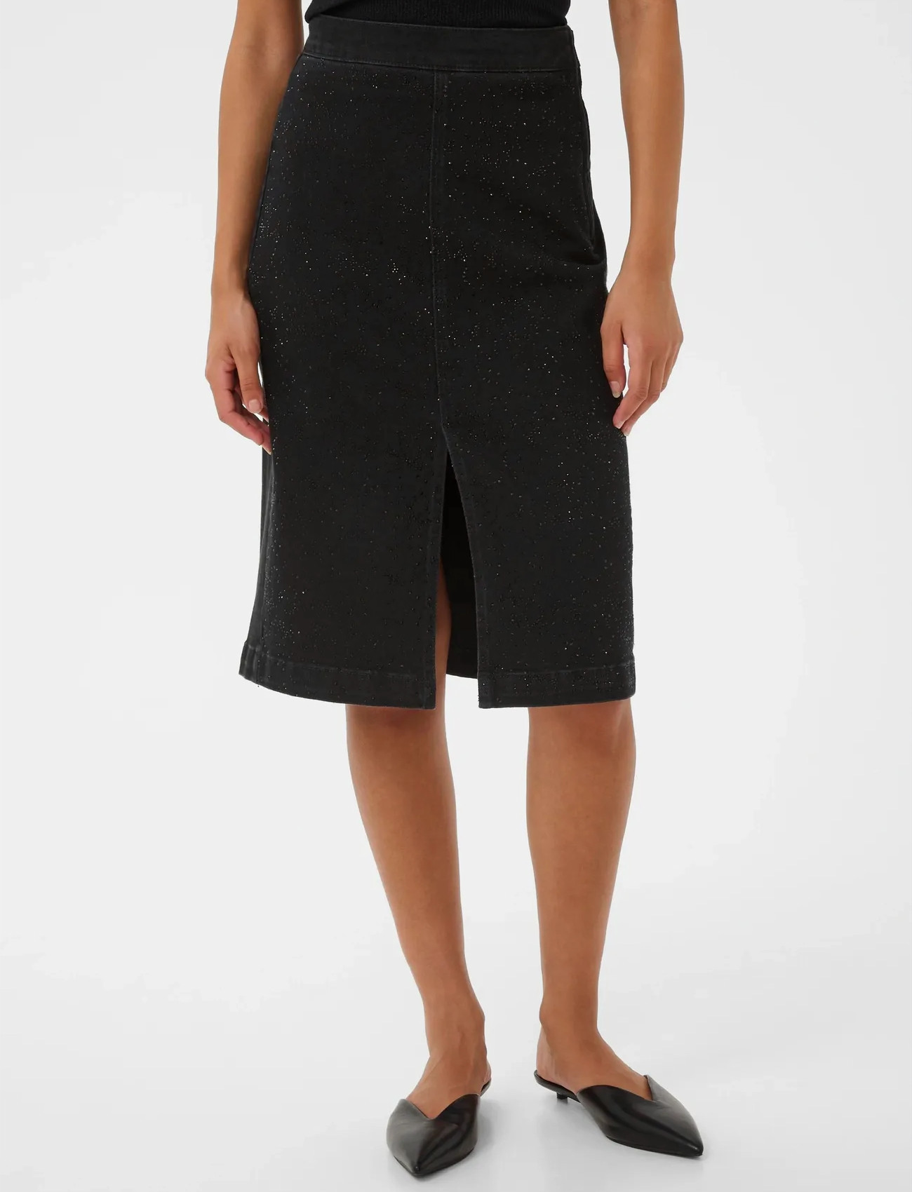 InWear Aaliaiw Pencil Skirt, 34, Black, Nederdele > Blyantnederdele, Dame