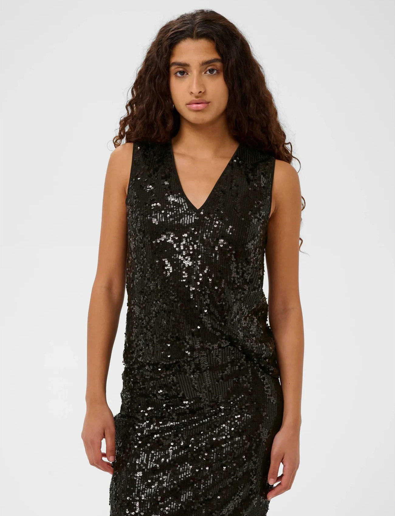 InWear Kimbaiw Top, M, Black, Bluser > Uden Ærmer, Dame