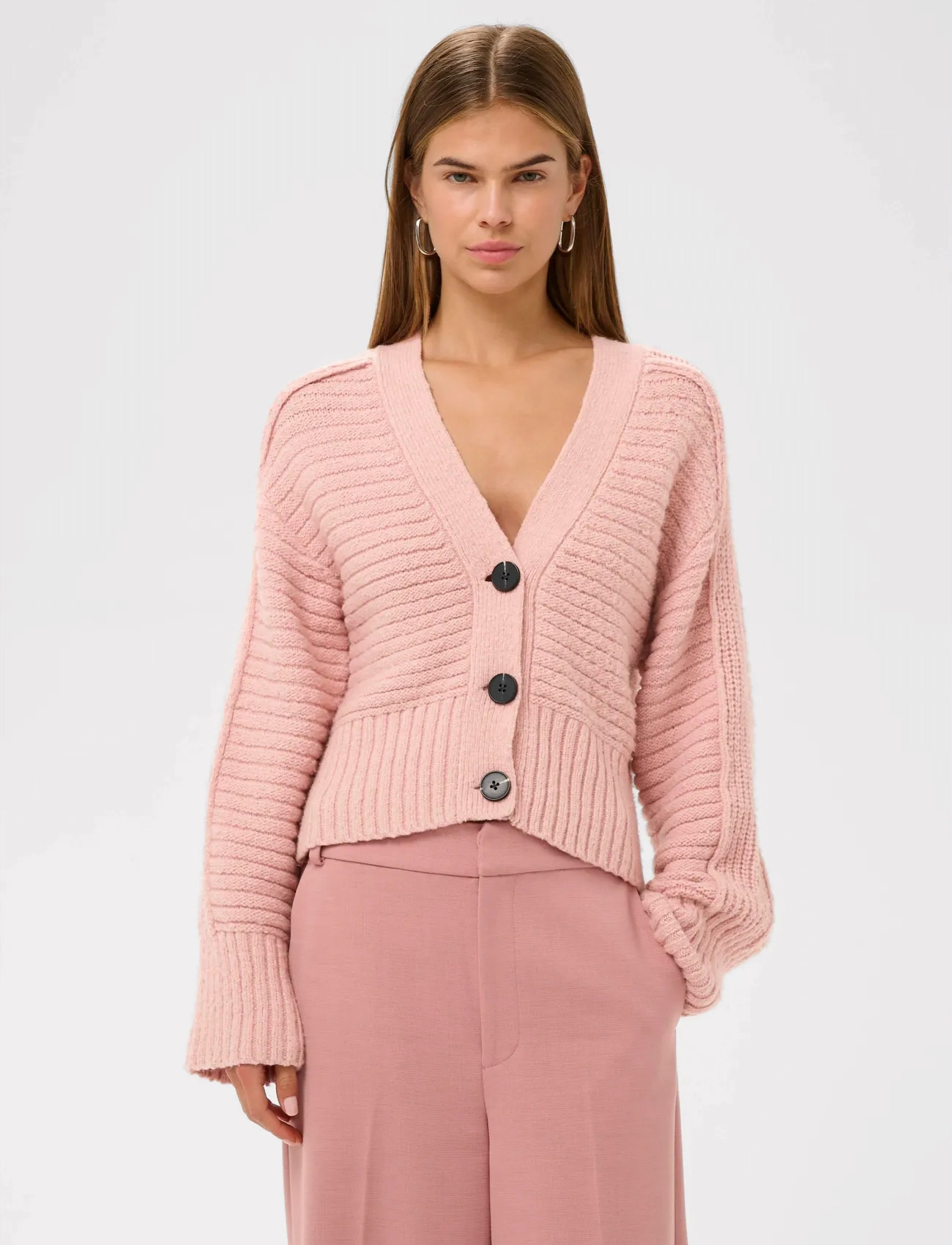InWear Numaiw Cardigan, S, Pink, Strik > Cardigans, Dame