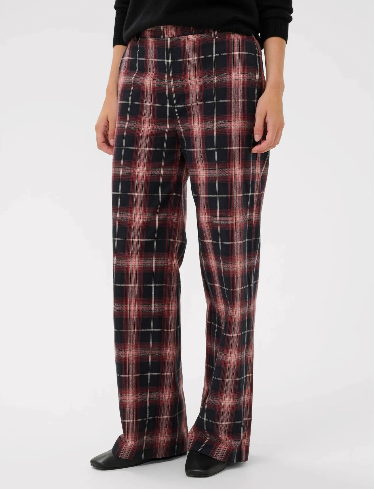 InWear Calroseiw Pant, 40, Red, Bukser > Brede Ben, Dame