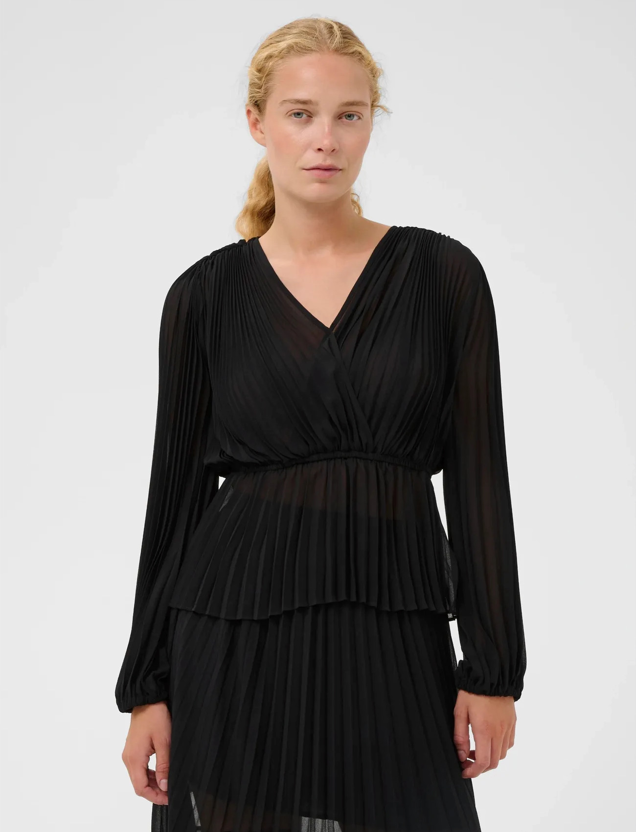 InWear Giselleiw Blouse, 34, Black, Bluser > Langærmede, Dame