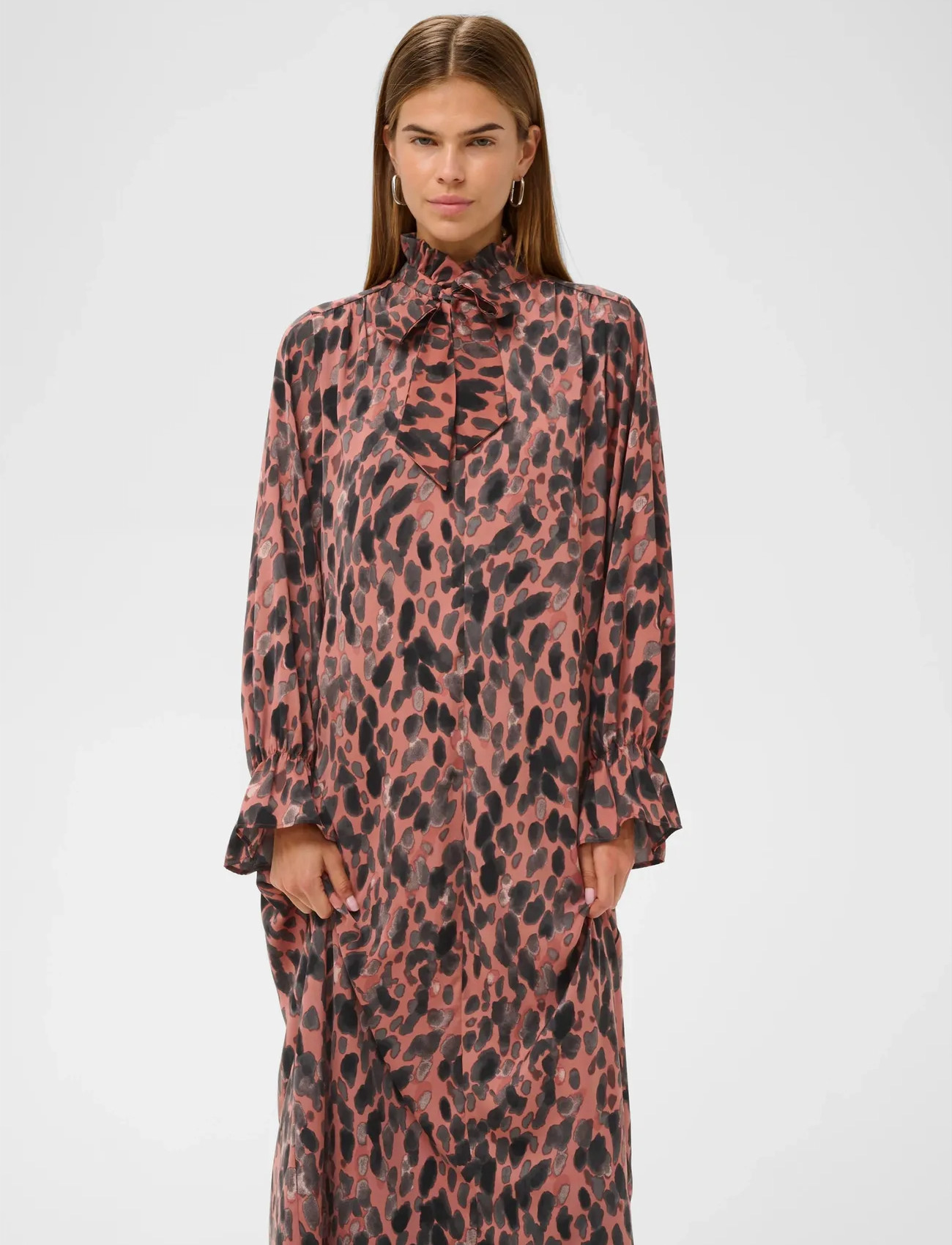 InWear Gracieiw Printed Dress, 36, Pink, Kjoler > Knælange Og Midi, Dame