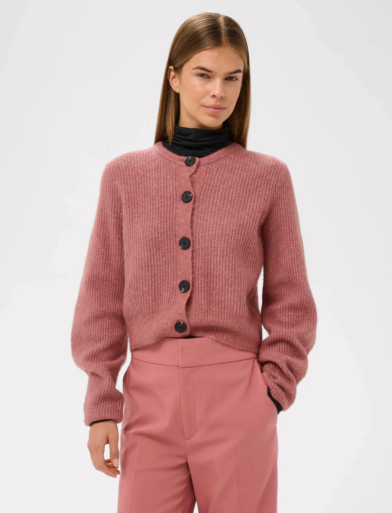 InWear Niasiw Cardigan, XL, Pink, Strik > Cardigans, Dame