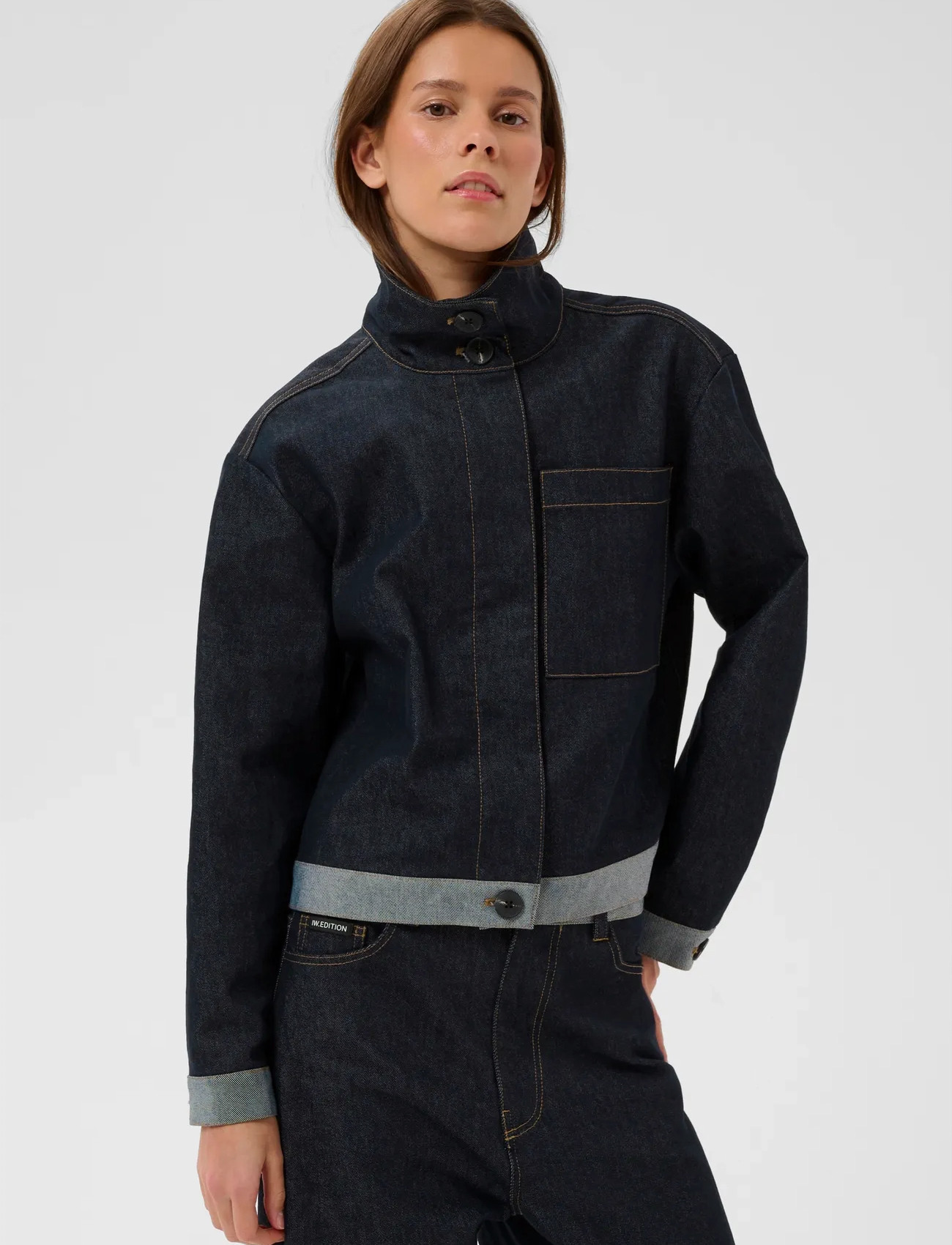 InWear Deirdraiw Jacket, 42, Navy, Jakker > Denim, Dame