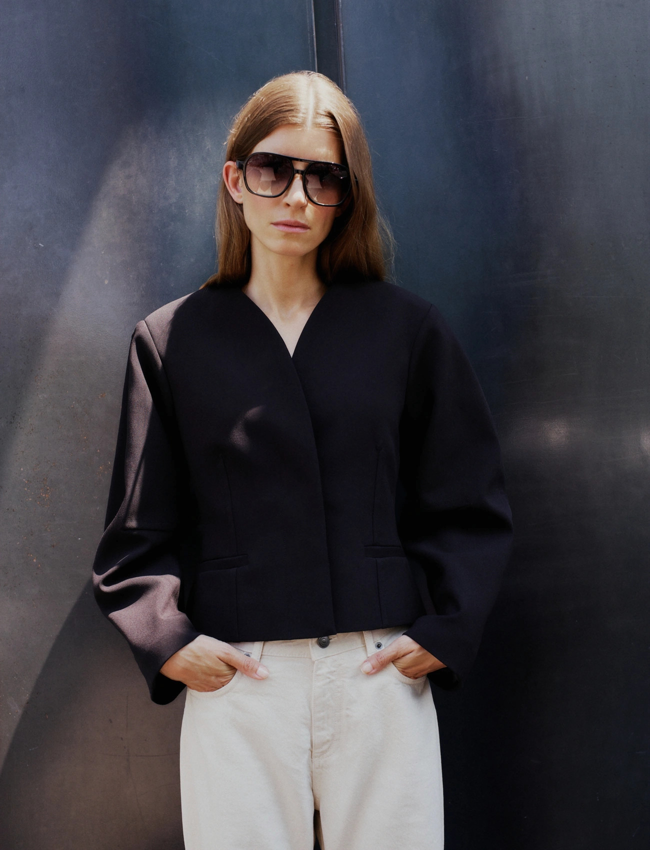InWear Chayceiw Blazer, 36, Black, Blazere > Cropped Blazere, Dame