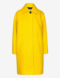 MianaIW Coat - lange winterjassen - warm yellow