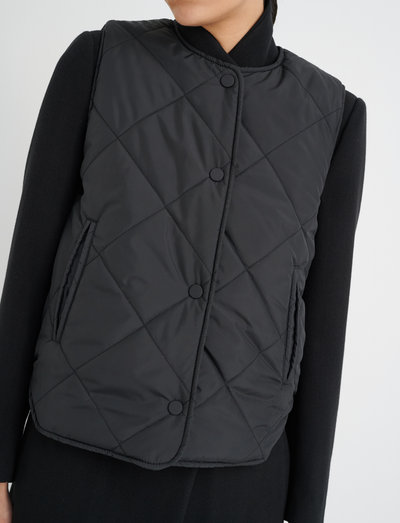 JasmineIW Waistcoat - down- & padded jackets - black