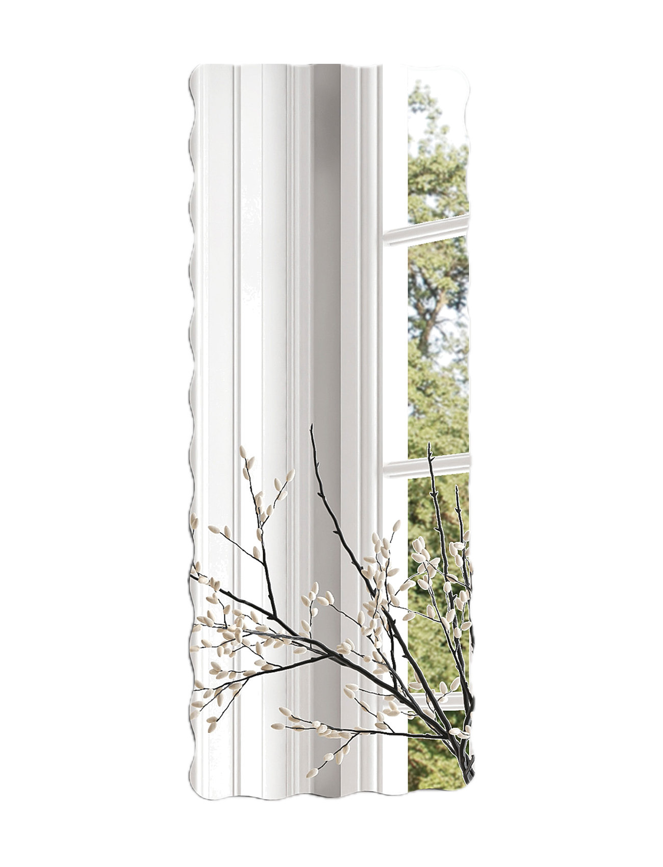 Incado Twiggy Mirror, 55X140 cm, Silver, Spejle > Vægspejle, Unisex