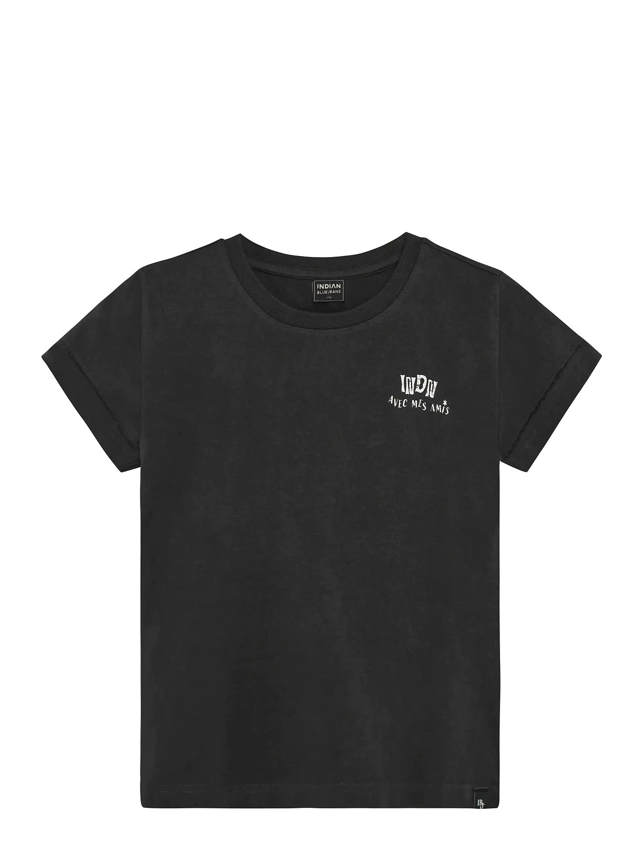 INDIAN Blau JEANS T-Shirt Washed Print Schwarz - 164 - Kinder