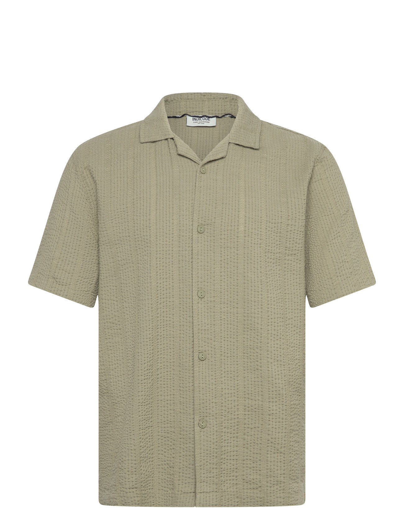 INDICODE Inwaves Shirt, XXL, Khaki green, Skjorter > Afslappet Shirts, Herre