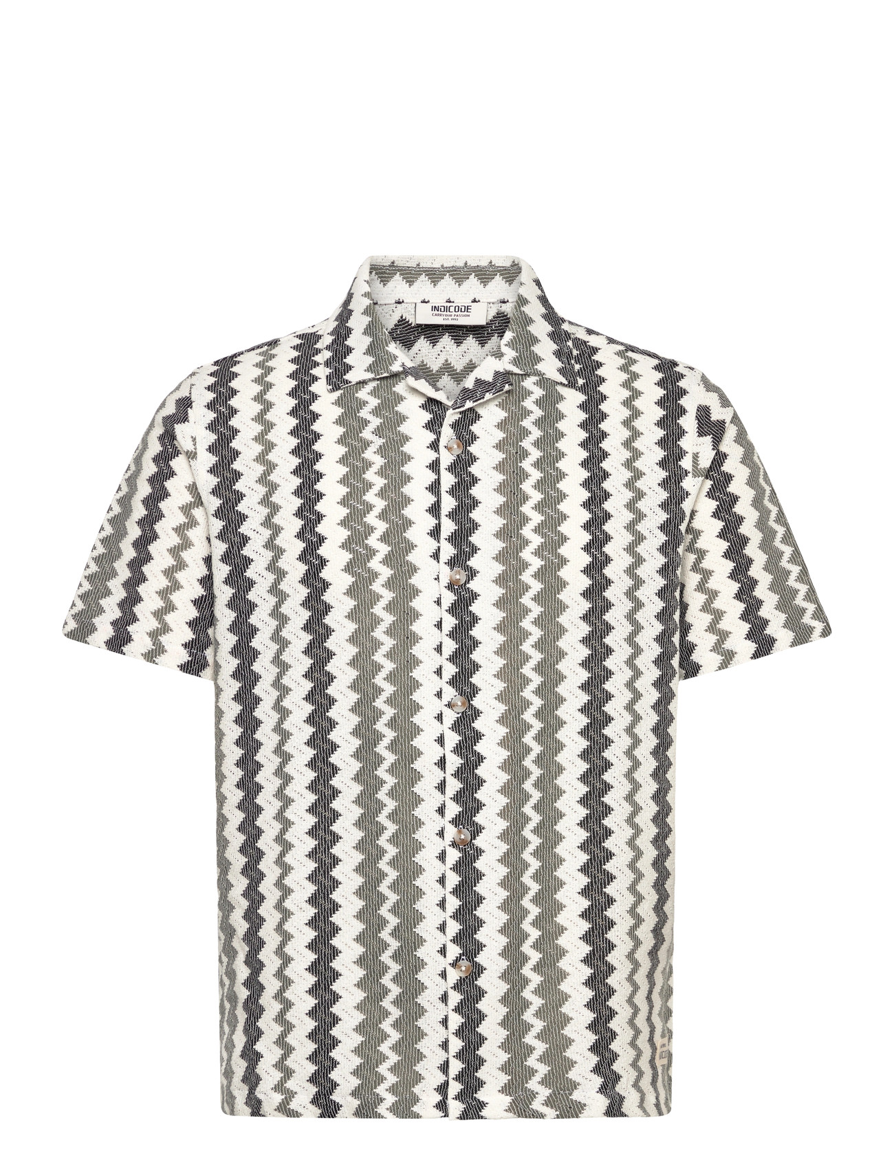 INDICODE Inkilauea, S, Multi/patterned, Skjorter > Kortærmede Shirts, Herre