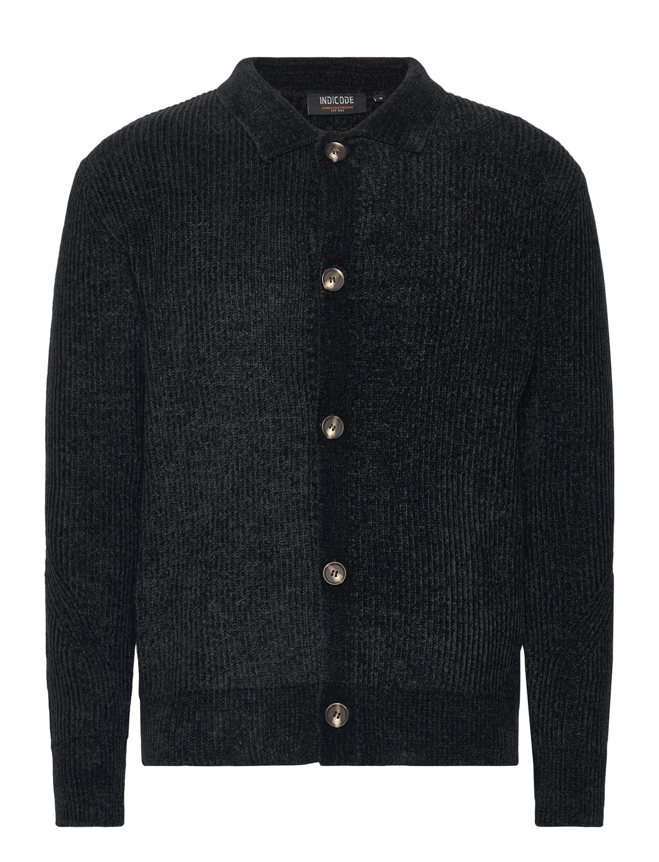 INDICODE Inhunch Cardigan, S, Grey, Strik > Cardigans, Herre