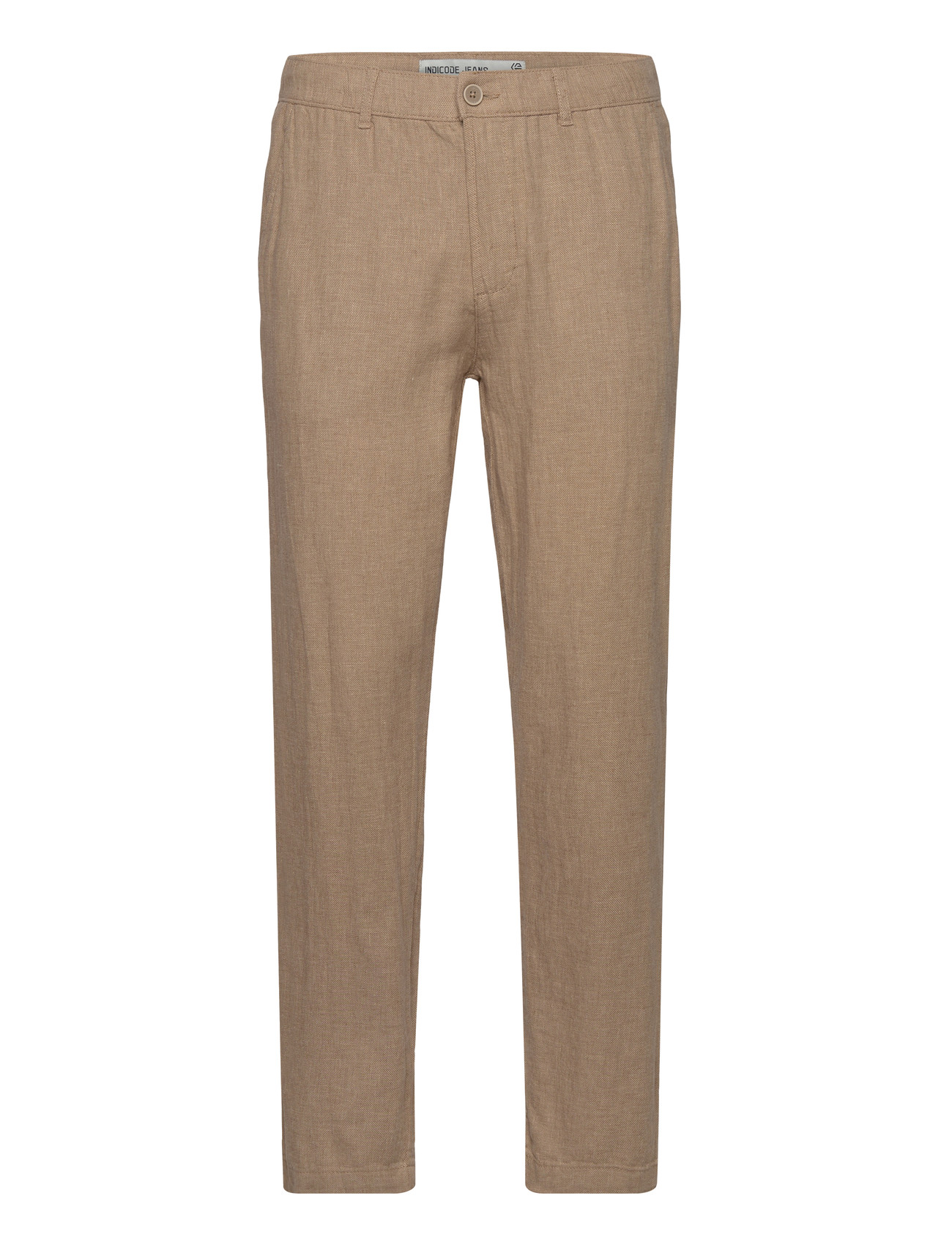 INDICODE Intrope Pants, S, Beige, Bukser > Bukser I Hør, Herre
