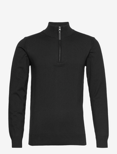 Ancona - half zip jumpers - black