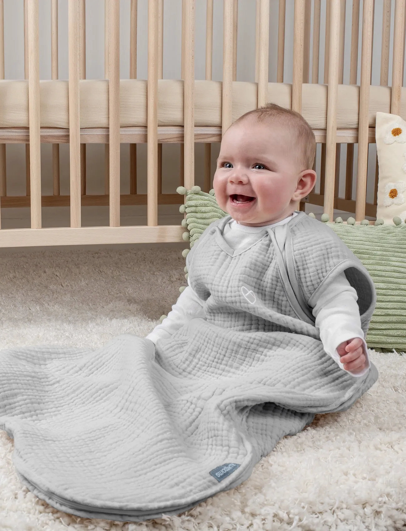 Ingenuity Swaddleme By Ingenuity Night Sack Sleeper - Heather Grey, One Size, Grey, Babysøvn > Soveposer Til Babyer, Børn