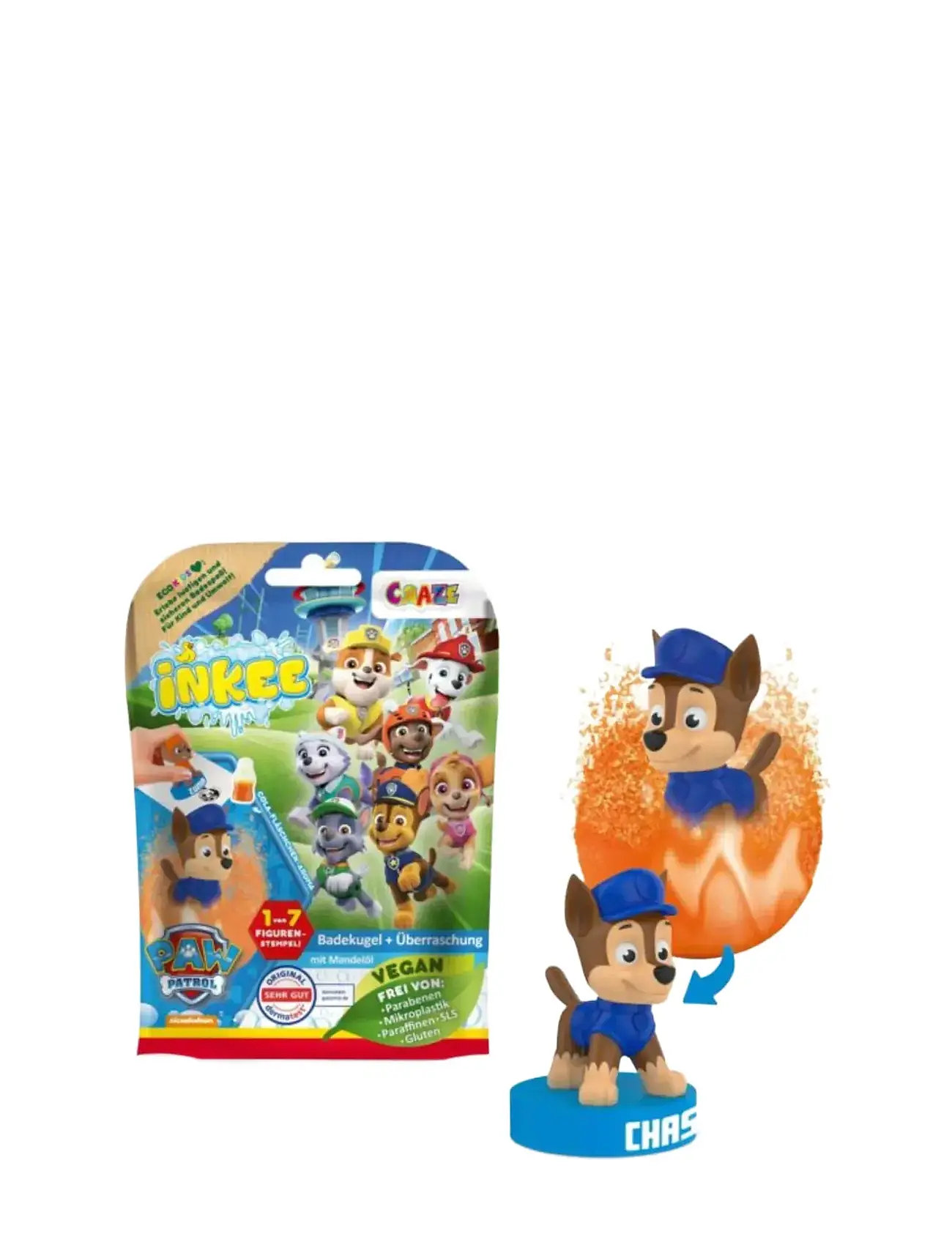 Inkee Surprise Bathbomb Paw Patrol Toys Bath & Water Toys Bath Toys Multi/patterned Inkee