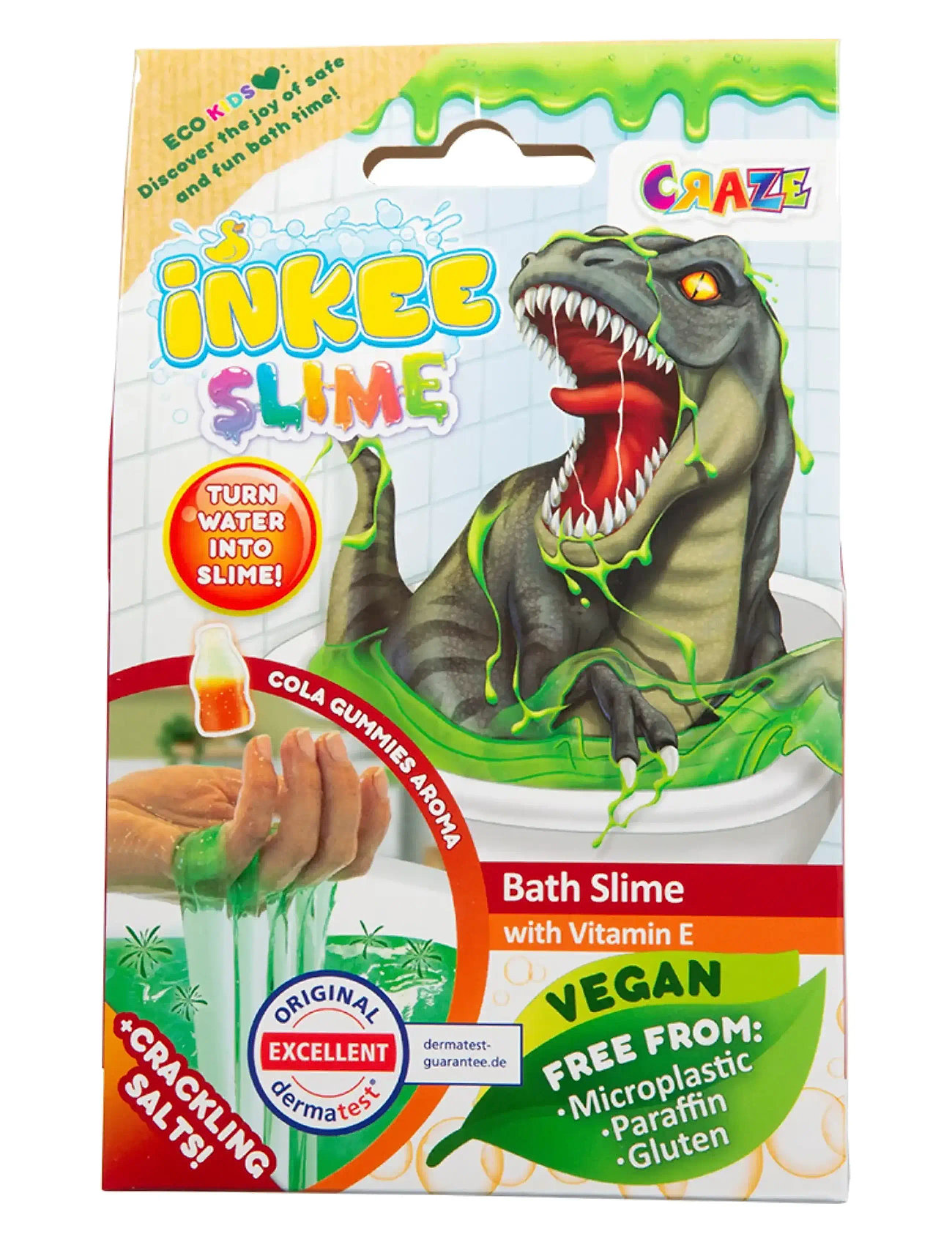 Inkee Bath Slime Dino Toys Creativity Drawing & Crafts Craft Slime Multi/patterned Inkee