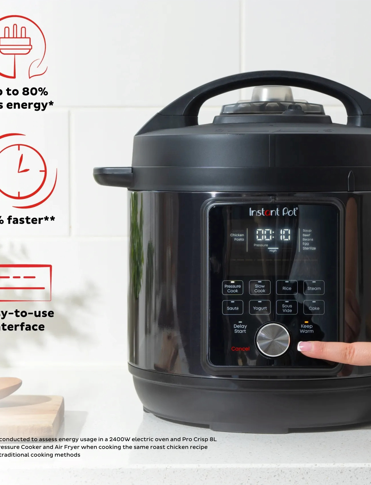 Instant Instant Duo Plus W/Whisper Quiet, 5.7 L, Black, Kitchen Appliances > Other Kitchen Appliances, Unisex