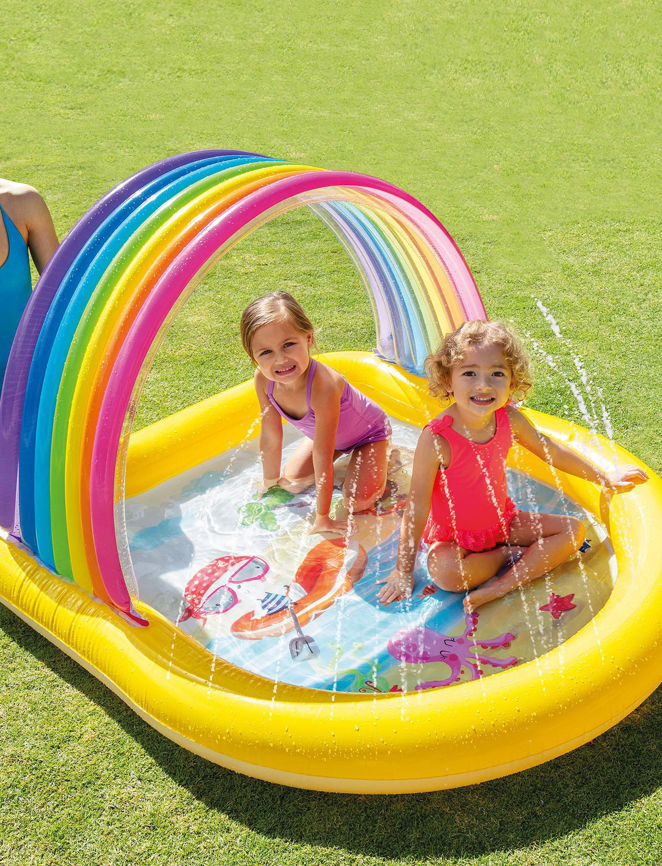 INTEX Intex Rainbow Arch Spray Pool, One Size, Multi/patterned, Water Legetøj > Children's Pools, Børn