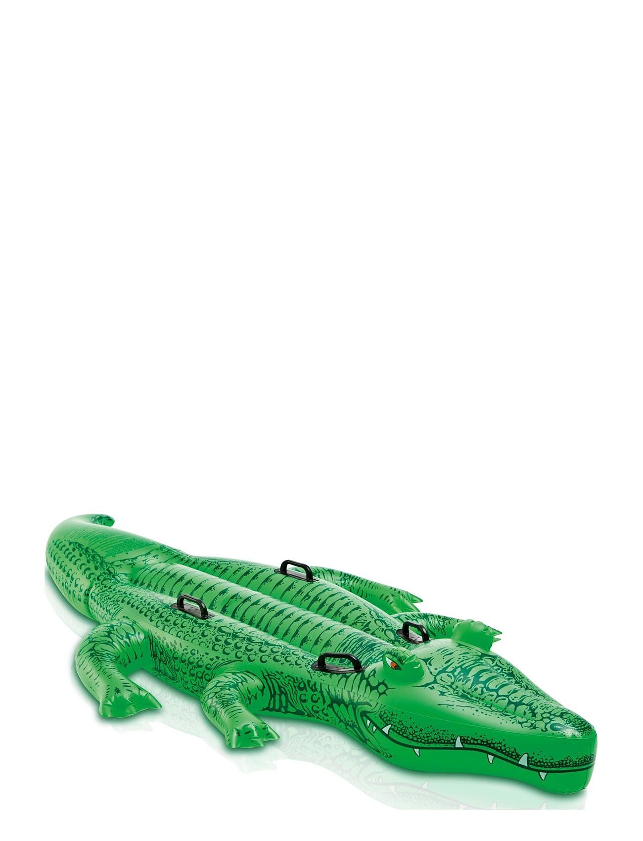 Intex Ride-On Krokodil Stor Toys Bath & Water Toys Water Toys Bath Rings & Bath Mattresses Green INTEX