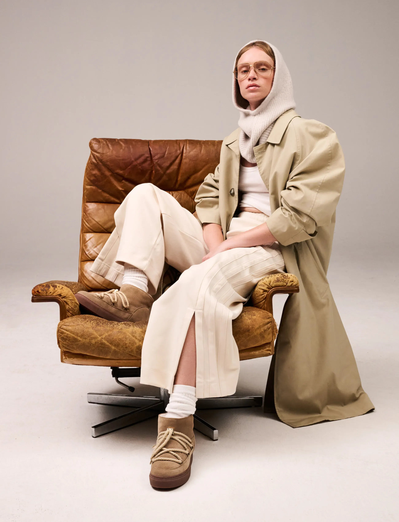 Inuikii Classic Low, 38, Beige, Sko > Vintersko, Dame
