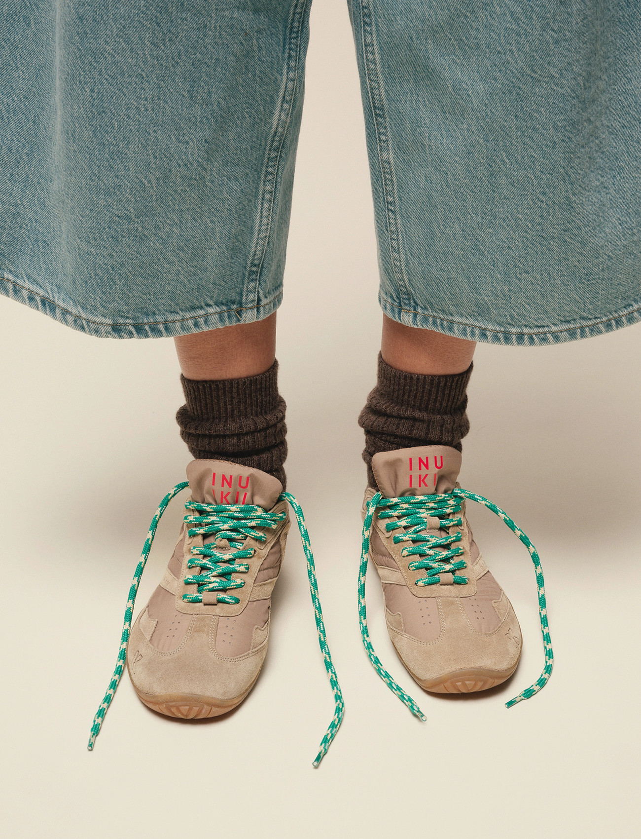 Inuikii Maliah Sky, 39, Beige, Sneakers > Sneakers Med Lav Top, Dame