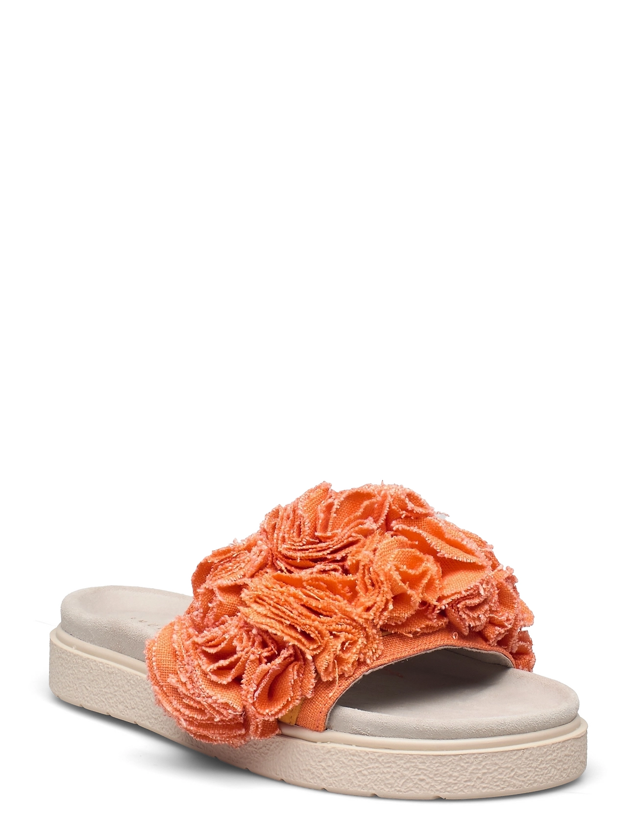 Lory Lu Shoes Summer Shoes Flat Sandals Orange Inuikii