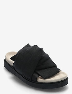 KNOT LINO - flat sandals - black