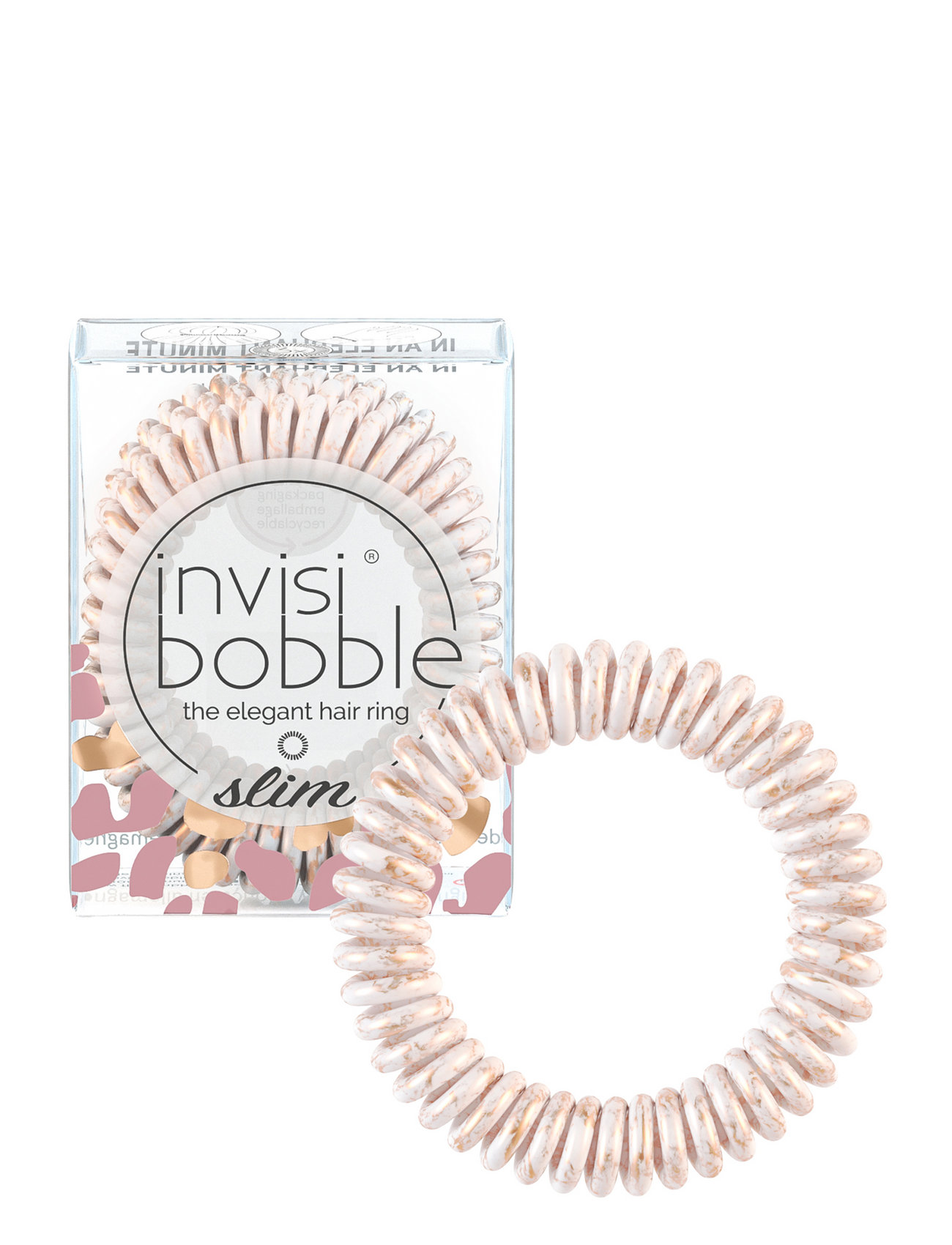 Invisibobble Slim In An Elephant Minute Accessories Hair Accessories Scrunchies Vaaleanpunainen Invisibobble