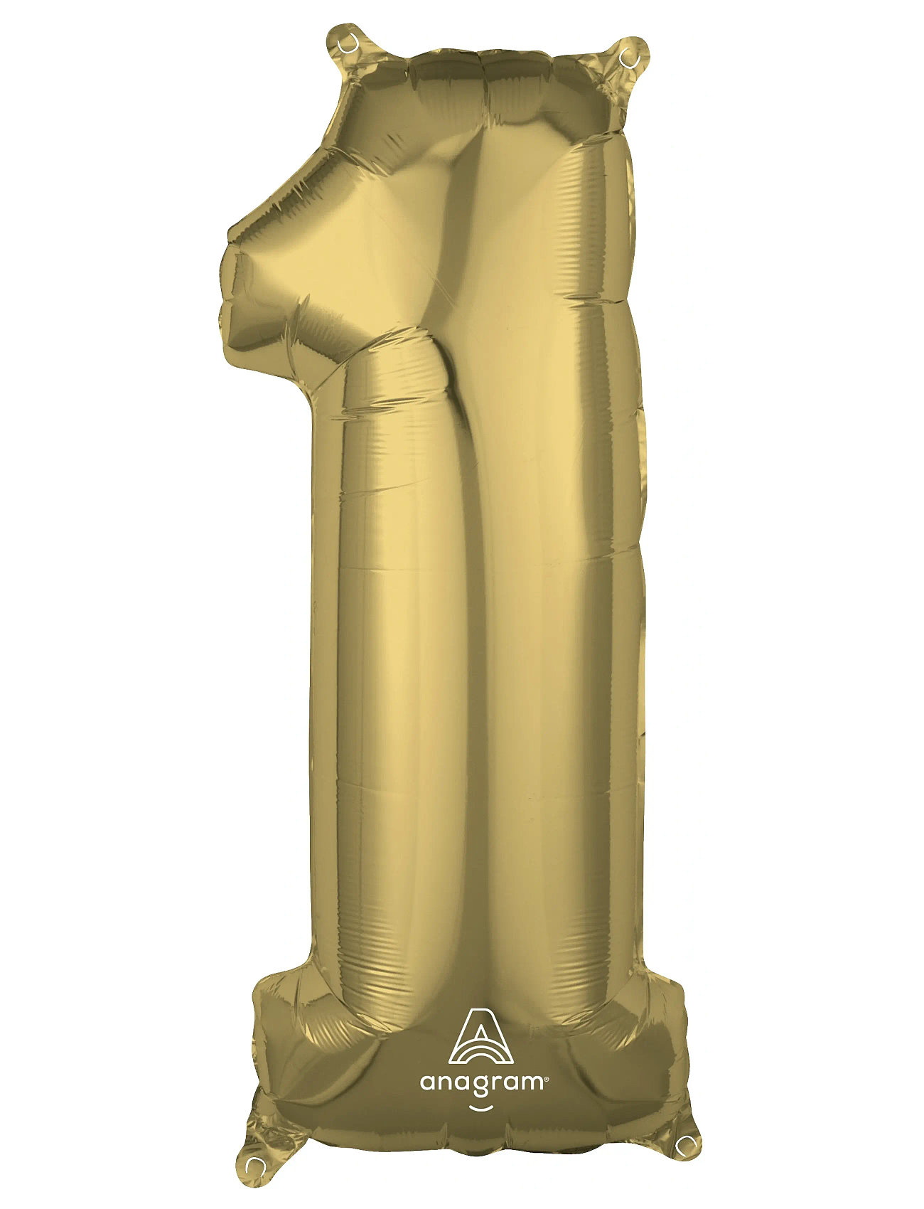 IPK Number Foil 1 White Gold 66 cm, 0, Gold, Legetøj > Children's Birthday, Børn