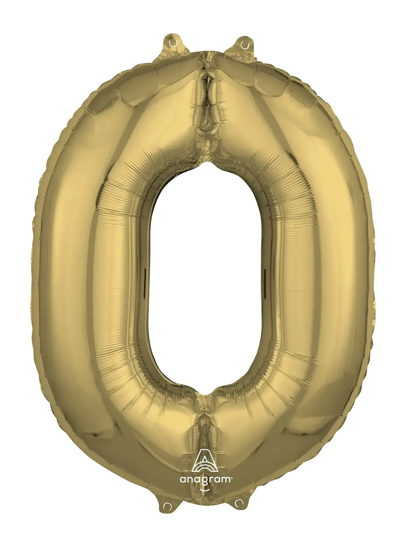 IPK Number Foil 0 White Gold 66 cm, 0, Gold, Legetøj > Children's Birthday, Børn