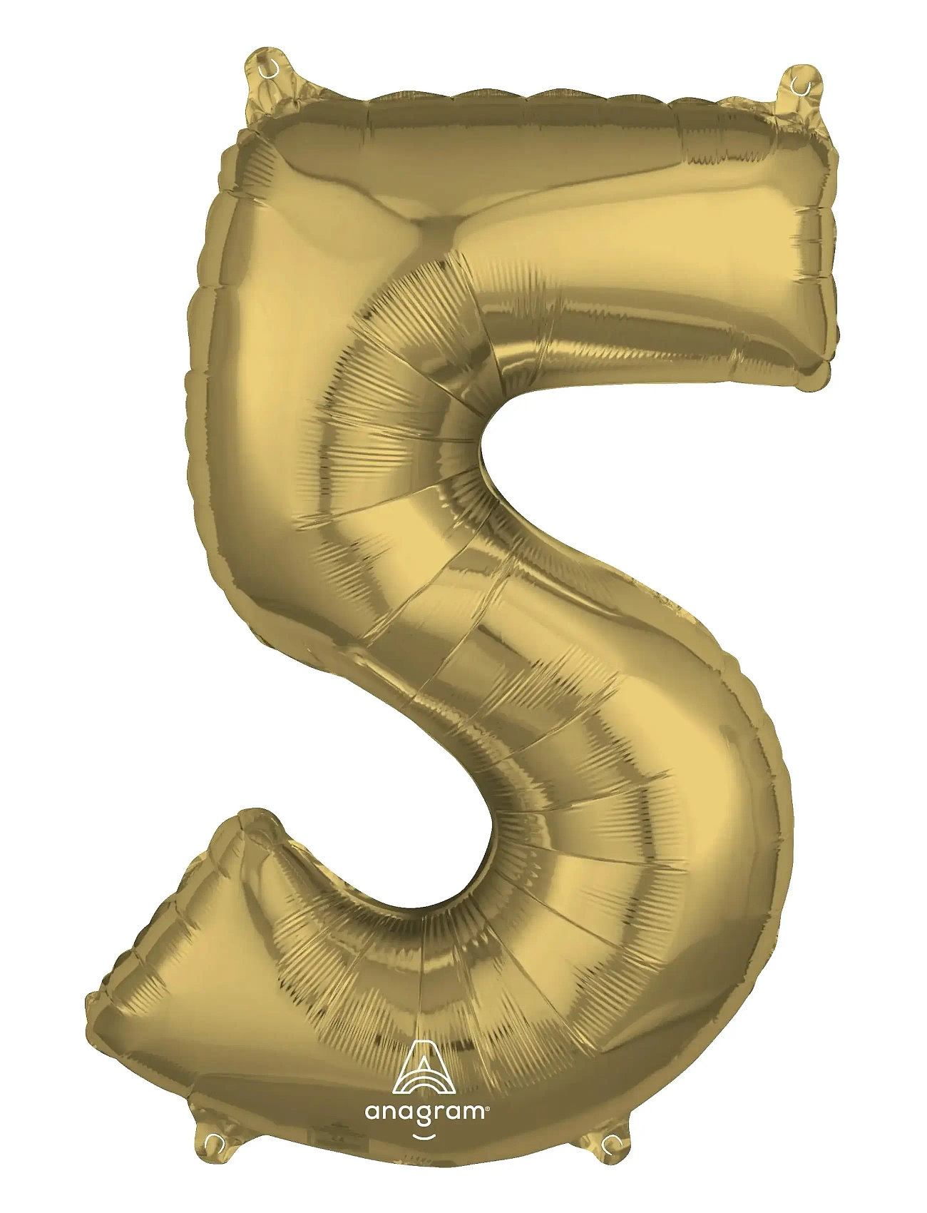 IPK Number Foil 5 White Gold 66 cm, 0, Gold, Legetøj > Children's Birthday, Børn