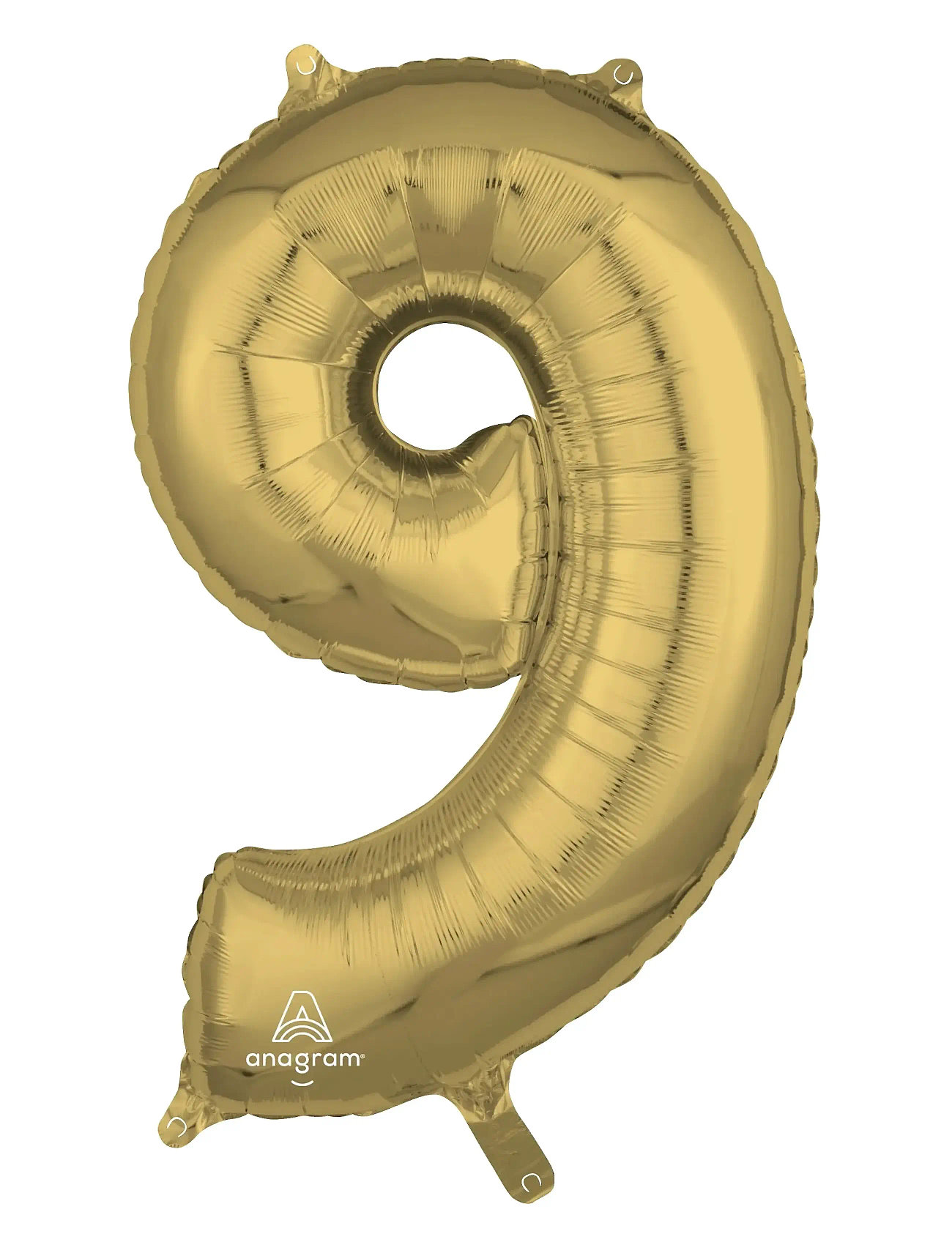 IPK Number Foil 9 White Gold 66 cm, 0, Gold, Legetøj > Children's Birthday, Børn