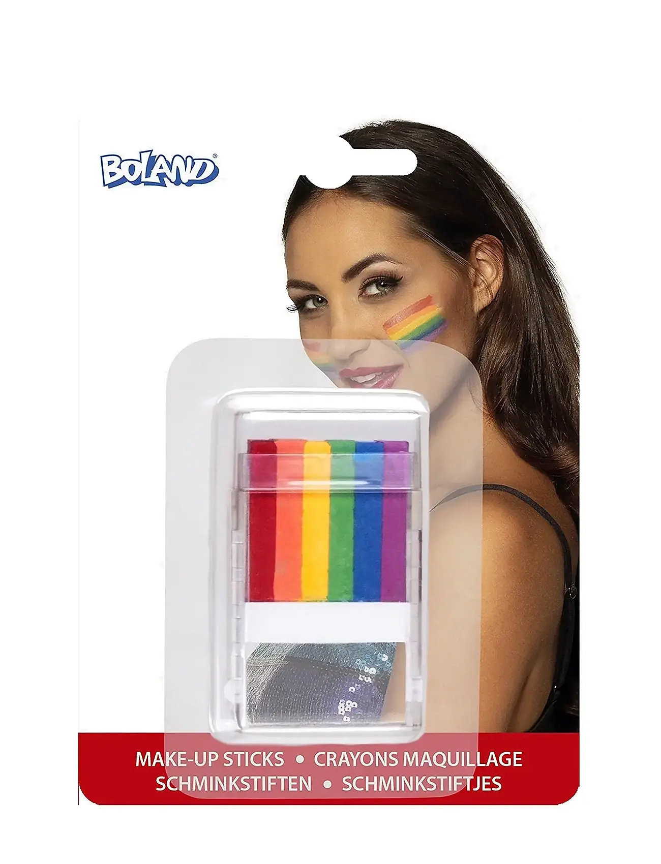 IPK Face Paint Stick Regenbogen 6-In-1 Patterned - 0 - Kinder