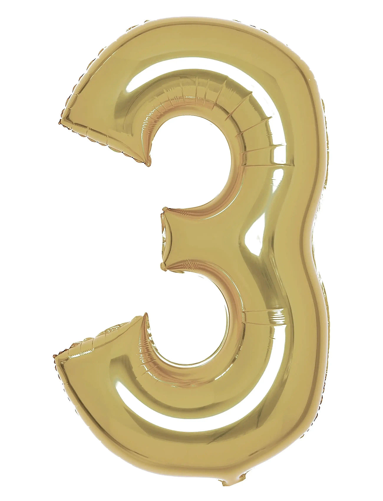 IPK Number Foil 3 White Gold 86 cm, 0, Gold, Legetøj > Children's Birthday, Børn
