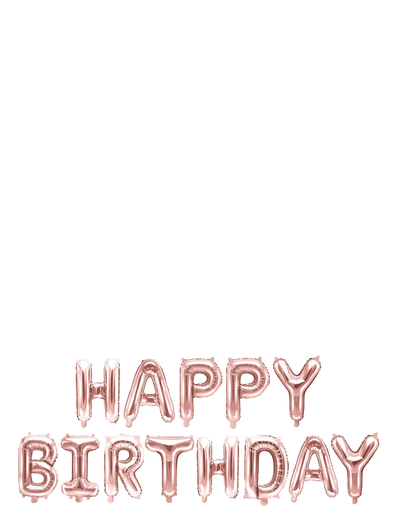 IPK Happy Birthday Air-Filled Foil Balloon Set Pink - 0 - Kinder