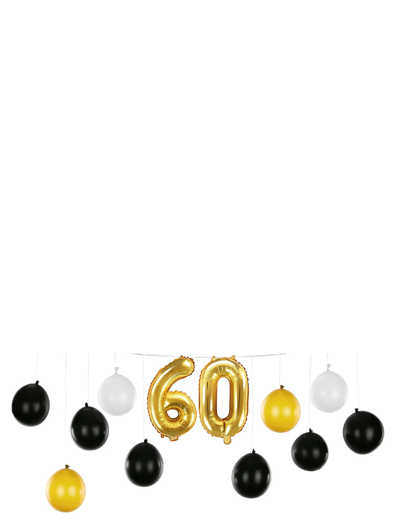 IPK Diy Balloon Garland 60 Years Gold - 0 - Kinder