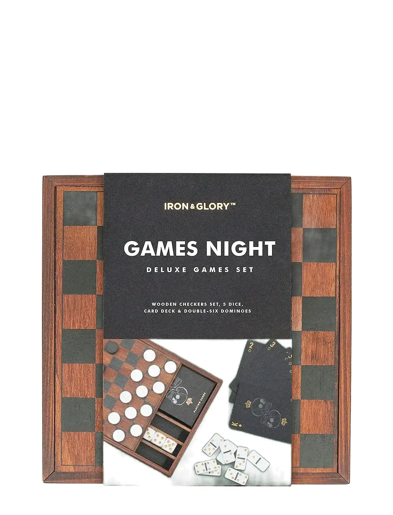IRON & GLORY Spil Nat Spil Samling Braun - 3.4X 14.4X 14.4CM - Unisex