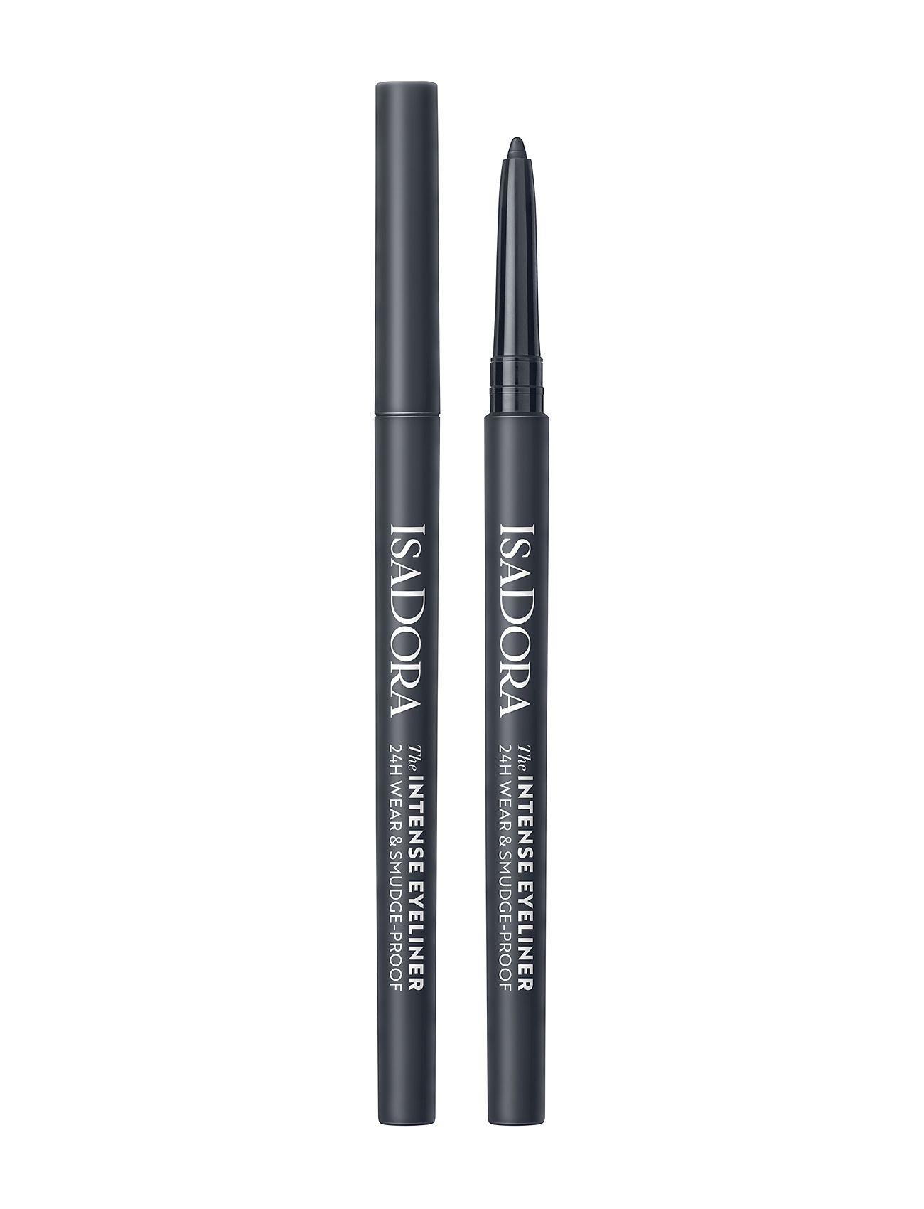 IsaDora The Intense Eyeliner 24H Wear & Smudgeproof 63 Steel Gray, 0.35 G, Grey, Øjne > Eyeliner, Dame