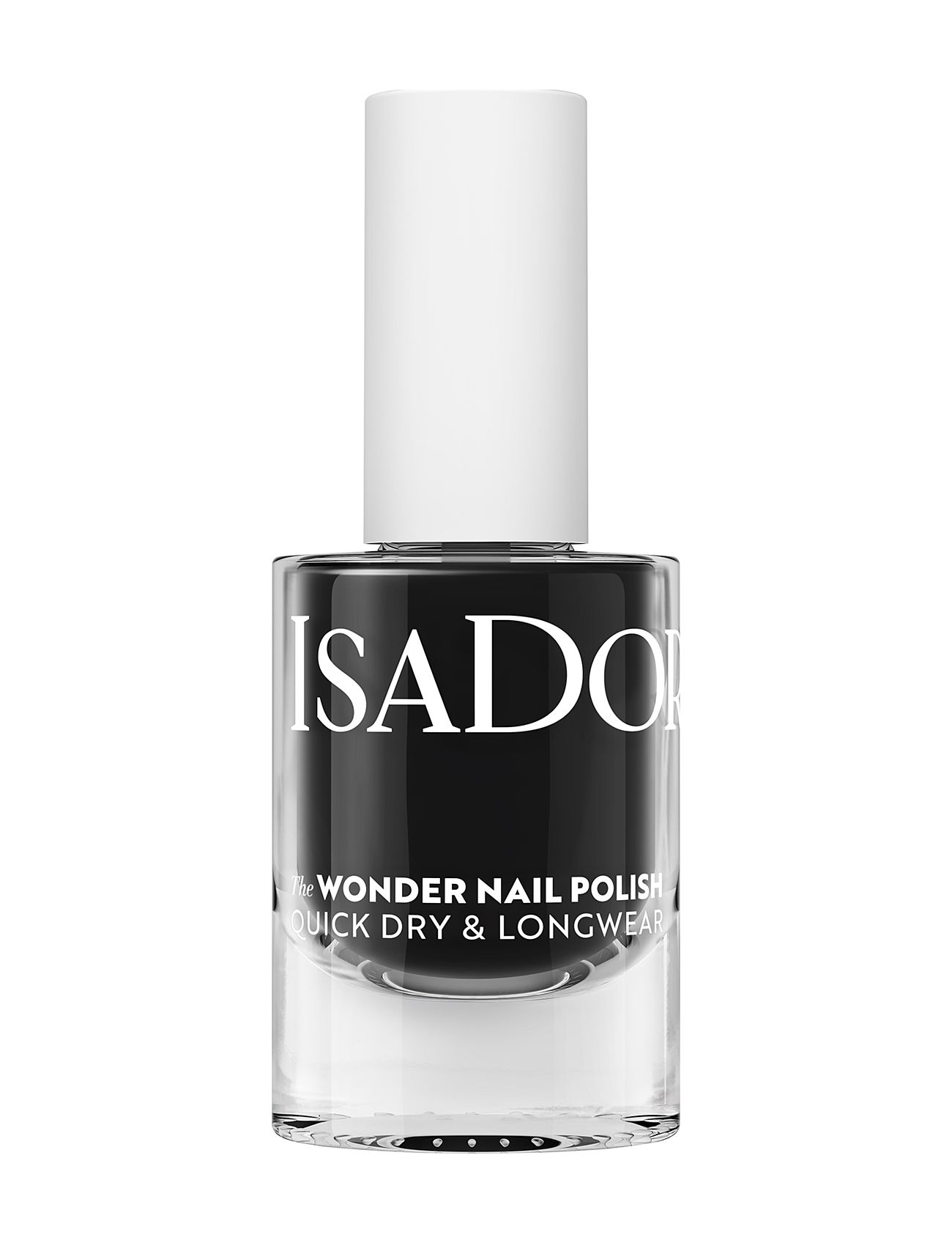 IsaDora The Wonder Nail Polish Quick Dry & Longwear 139 Black Lacquer Svart