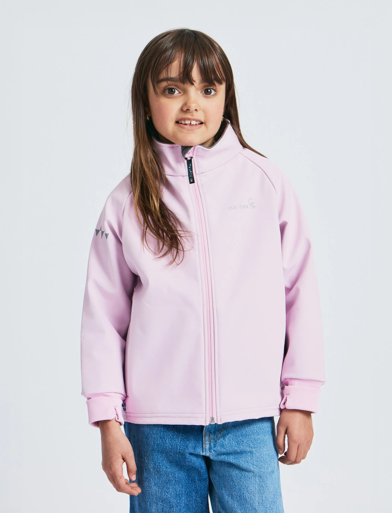 ISBJÖRN of Sweden Thunder Wind & Rain Bloc Jacket Kids Frost Pink 86/92, 98/104, Pink, Jakker & Frakker > Windbreaker, Børn