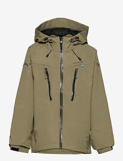 MONSUNE Hardshell Jacket Teens Black170/176 - vestes softshell et vestes de pluie - moss