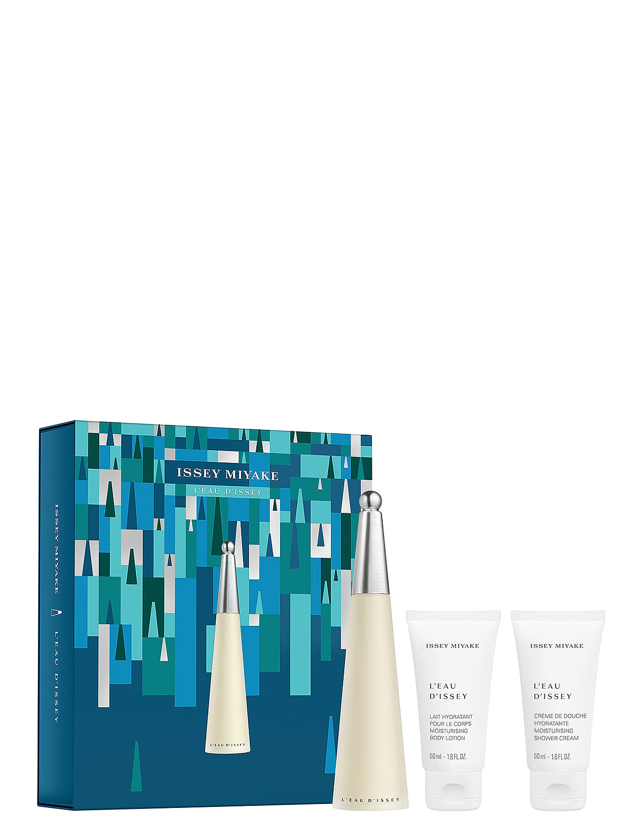 Issey Miyake Gift Set L'eau D'issey Edt + Body Lotion + Shower Cream Nude