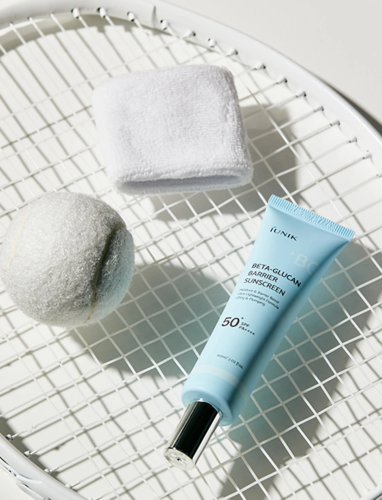 Iunik Beta Glucan Barrier Sunscreen Spf50+ Pa++++, 60 ml, Nude, Solpleje > Ansigt, Dame