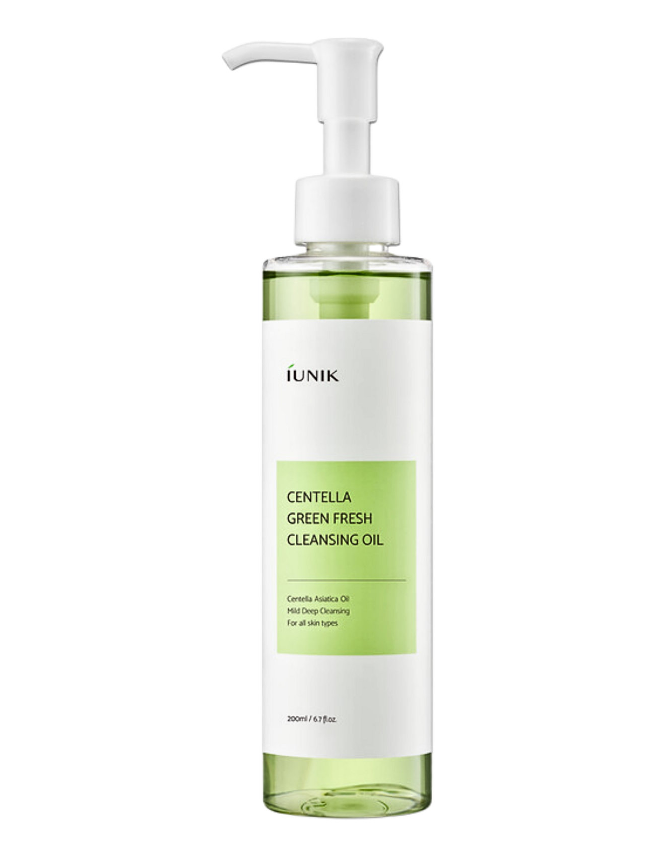 Centella Green Fresh Cleansing Oil Beauty Women Skin Care Face Cleansers Oil Cleanser Nude Iunik